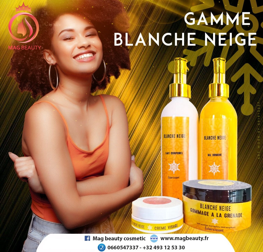Gamme éclaircissante blanche neige